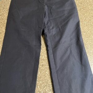 Ann Taylor Navy Blue Margo Cropped Pants. EUC Coastal